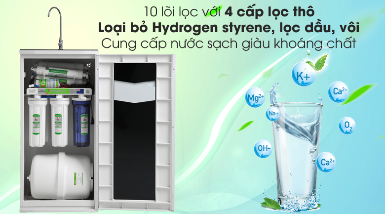 Máy lọc nước loại bỏ các chất có hại, bảo vệ sức khỏe cả gia đình