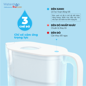 Bình lọc nước 3,3L WD-PT-05W Waterdrop