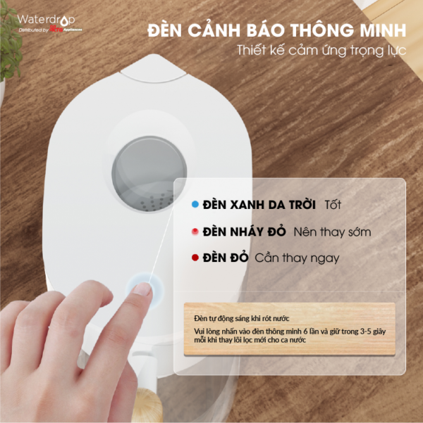 Bình lọc nước 4,4L WD-PT-04C Waterdrop