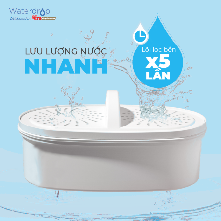 Bình lọc nước 3,3L WD-PT-05P Waterdrop