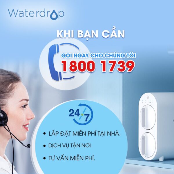 Máy lọc nước RO nóng lạnh Waterdrop WD-KJ-600