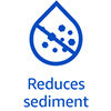 reduces sediment